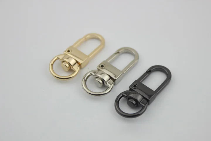 HK014 Zinc alloy dog buckle hook buckle buckle buckle hair ball key ring (2)