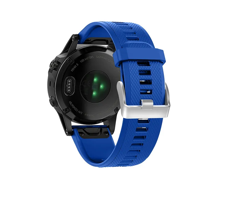 26 22 20 мм ремешок для Garmin Fenix 5X5 5S плюс 3 3 HR Forerunner 935 часы Quick Release силиконовые легко fit запястье ремень