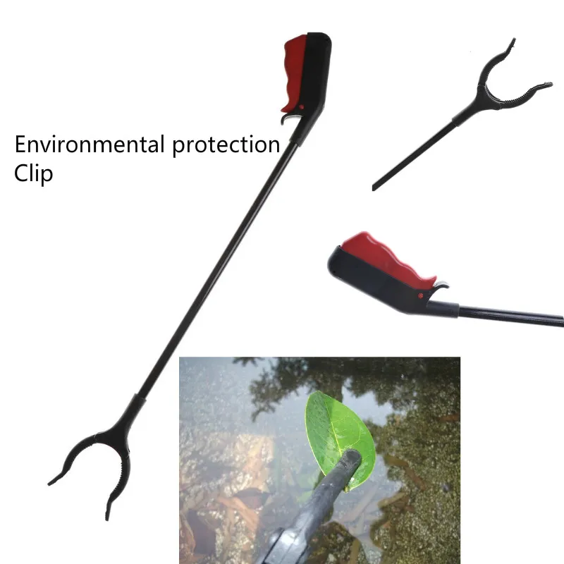 

Easy Reach Grip Pick Up Claw Gripper Grabber Help Hand Stick Extend Arm Tool Trash Organizer 550mm Rubber Clip