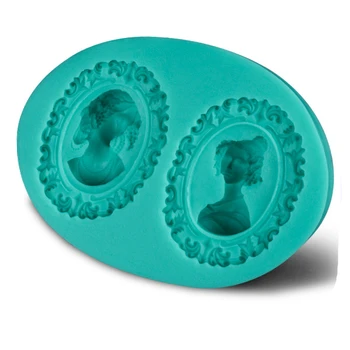 

New Arrival Head Portrait Silicone Cake Mold Fondant Cake Decorating Tools Cooking Tools Forma De Silicone D344