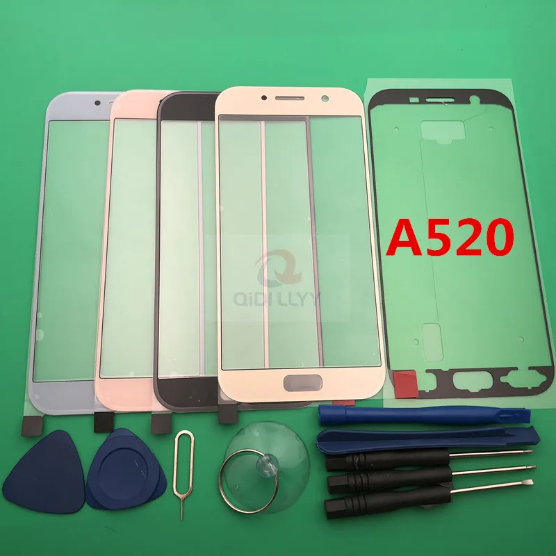 

AAA+ quality Replacement External Glass for Samsung Galaxy A5 2017 A520 A520F LCD Display Touch Screen Front Glass External Lens