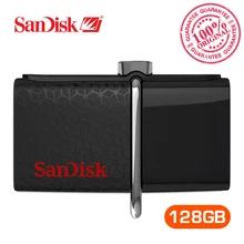 SanDisk usb флэш-диск ultra Dual OTG USB3.0 рукоять 150 м/с U диск 128 ГБ для смартфонов и Планшеты и компьютерами Windows и Mac sddd2