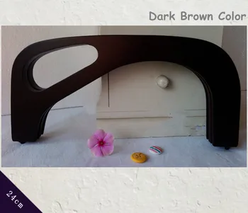 

Size 24cm Wooden Purse Frame Evening Bag Wood Handle - Dark Brown Color China Aliexpress Bag Accessories Wooden Purse Handle