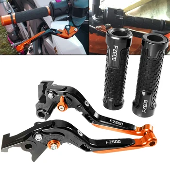 

Motorcycle Accessories CNC Aluminum Adjustable Brake Clutch Levers Handlebar Handle Grips For YAMAHA FZ600 FZ 600 1986-1988 1987