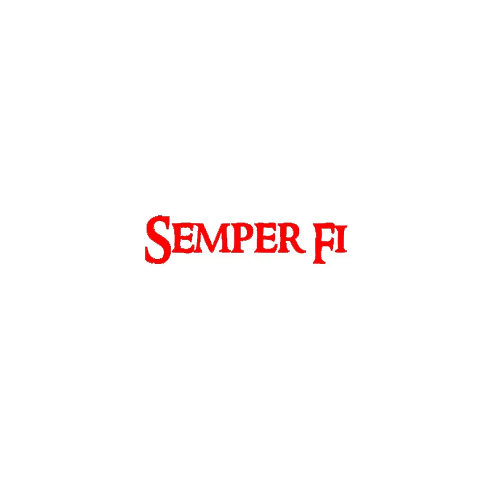 23.8cm14.9cm Semper Fi Marines Sticker  Vinyl Bumper Stickers For Car Truck Window Tool Boxes Wall Laptop Notebook Car Sticker = (7)