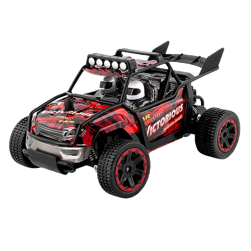  1/18 RC Drift Car 4WD 30KM/H Racing Off-Road Vehicle Monster Truck Crawlers Toy Remote Control Climbing Car Red Rechargeable