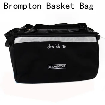 

ACEOFFIX Folding Bike Basket Bag for Brompton Vegetable Basket Waterproof Fabric for Bicycle Brompton Bag Bracket Accesorios