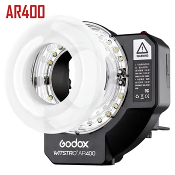 

Godox Witstro AR400 400W Li-ion Battery HSS 2 in 1 Ring Flash Speedlite LED Video Light Kit for portrait wedding photography