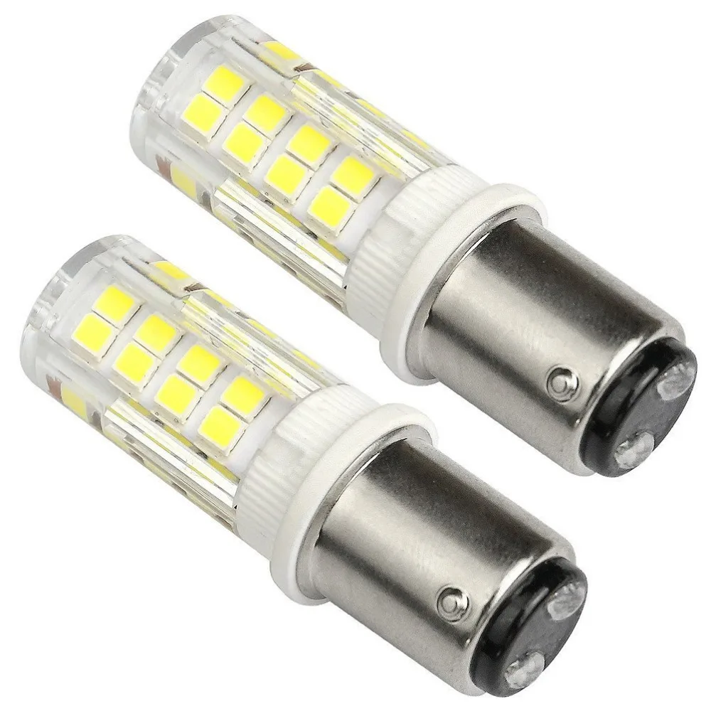 BA15D LED Bulb 220V 4W Equivalent 40W Halogen Lamp Daylight White 6000K LED Lamp Double Bayonet