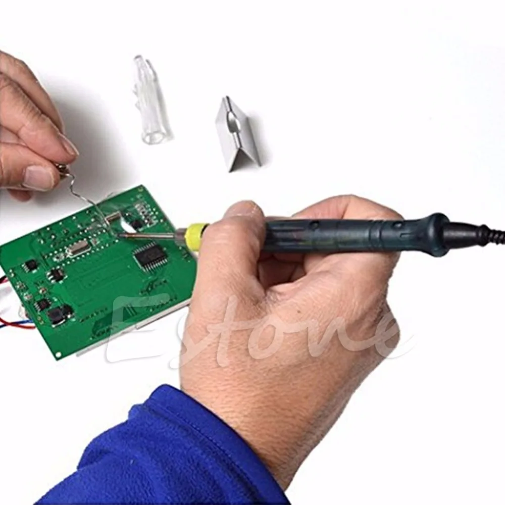 Паяльник профессиональный мини 5 в 8 вт светодиодный индикатор питание от USB сварочная паяльная станция наконечник набор инструментов