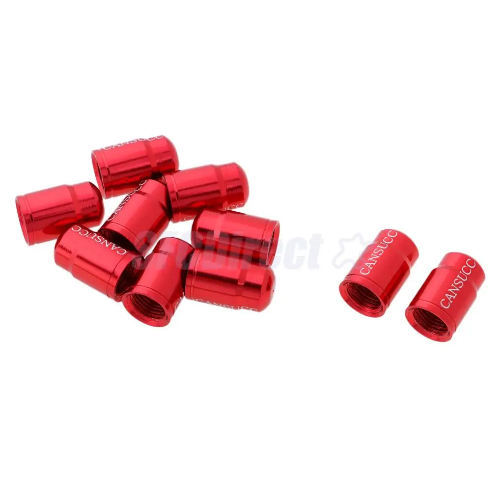 10Pcs Bicycle Presta /Schrade Wheel Rims Tyre Stem Air Valve Caps Dust Cover