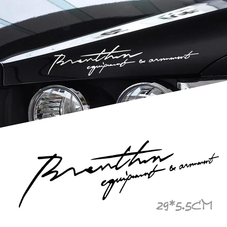

1PC Car Sticker Personalized Signature Cool Styling for Car Head Light Eyebrow Car Vinyl Decals