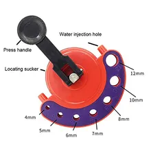 Многофункциональный регулируемый размер позиционирования инструмент для открывания стеклянных отверстий сверло позиционер керамической плитки сверлильный патрон