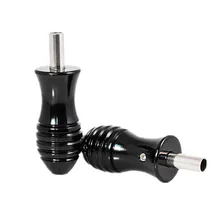 25 мм черный алюминиевый сплав ручка наконечник трубы задний стержень для татуировки пистолет