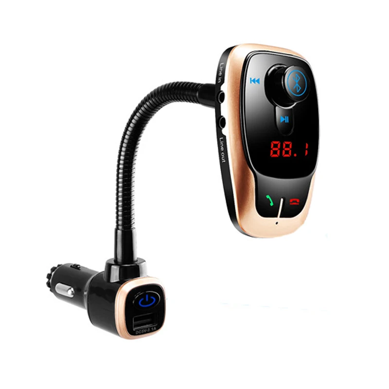 Bluetooth 2.1 5V 3.1A Dual USB Phone Charger Wireless Car Bluetooth Kit