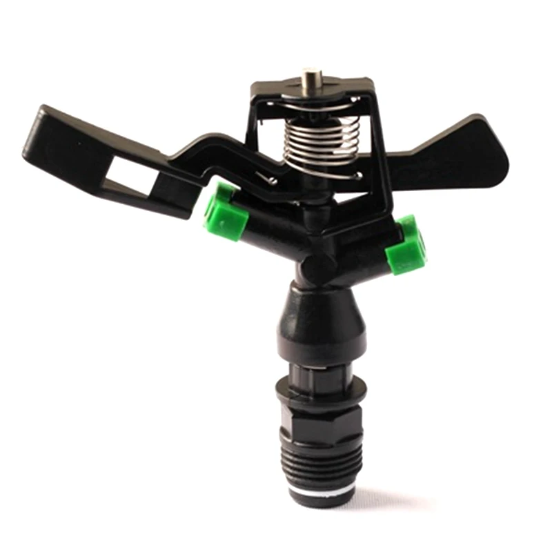 G 1/2'' Male Thread Double Nozzle Sprinklers 360 Degree Adjustable