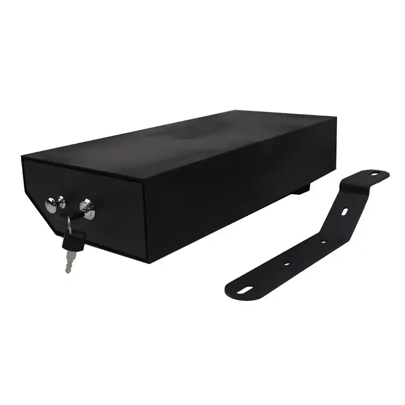 Steel Locking Key Car Safes Box Portable Box Valuables Money Jewelry