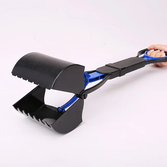 Pet Pooper Scooper Long Handle Jaw Poop Scoop Clean Pick Up Animal Waste Dog Puppy Cat Waste Picker Cleaning Tools