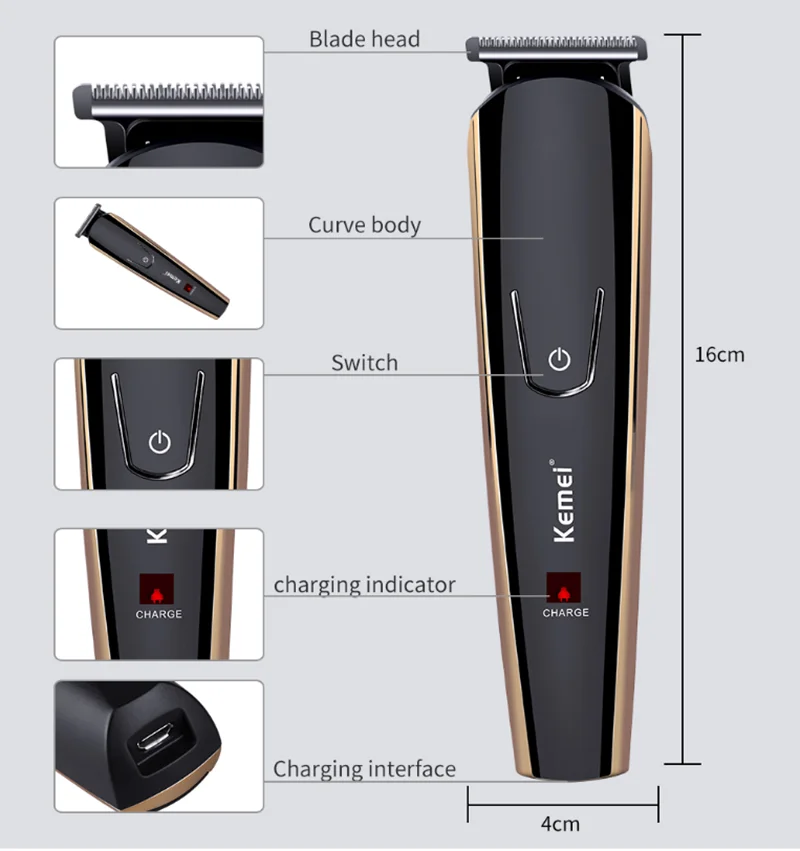 8 In 1 Men's Precision Hair Trimmer Hair Clipper Shaver Body Groomer Beard Stubble Trimer Face Shaving Machine Head Trimming 40D