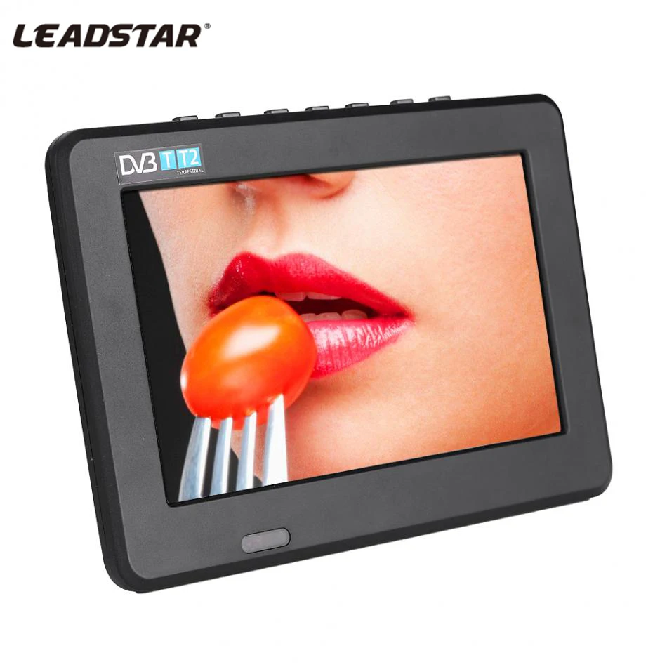 Цифровой HD телевизор Leadstar 800x480 7 дюймовый ТВ и аналоговый ресивер с поддержкой tf