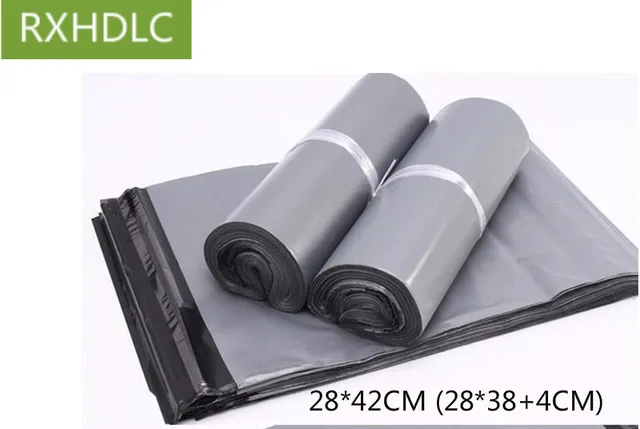 Gray Grey Color Poly Mailer Plastic Shipping Mailing Bags Envelopes Gray Grey Color Poly Mailer Plastic Shipping Mailing Bags Envelopes Pouches Strong Seal Postage