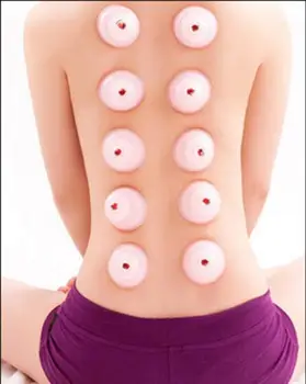 

Silicone vacuum cupping therapy cup sucker hand press vacuum pump for relieve fatigue slimming body healthy beauty detox