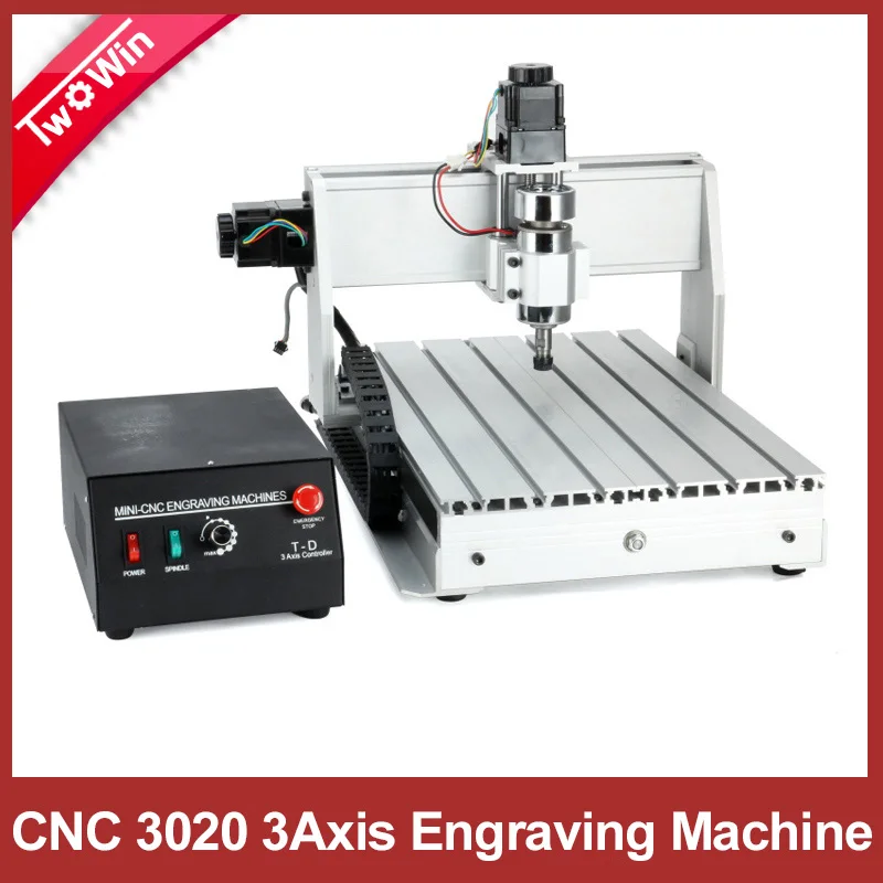 

300W CNC 3020 T-D300 DC power spindle motor CNC engraving machine drilling router