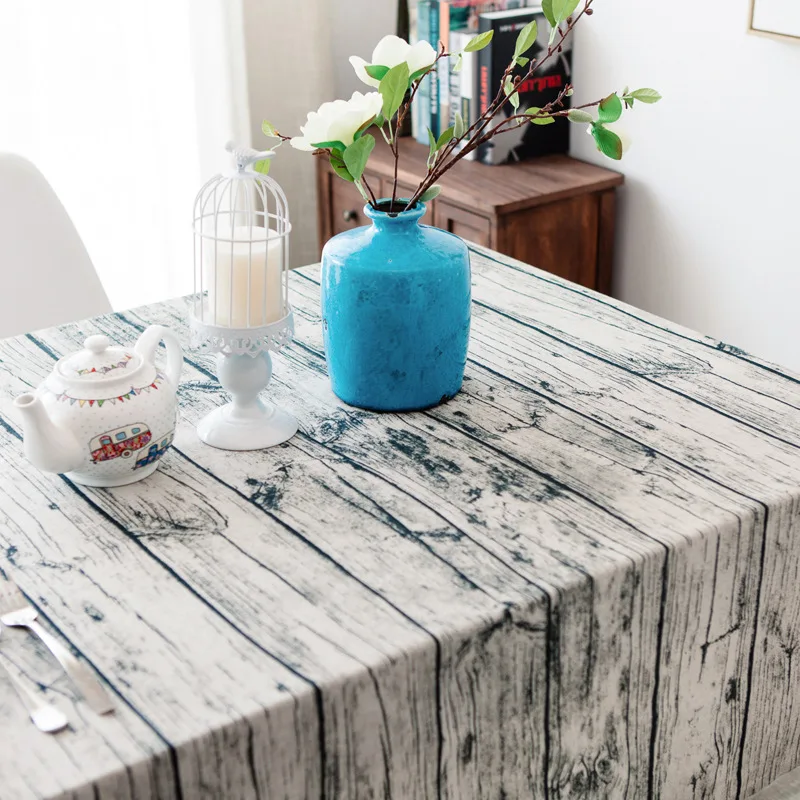  2020 Hot Table Cloth Linen Rural Square Tablecloths Rectangular Dinner Table Cover Coffee Table Tea