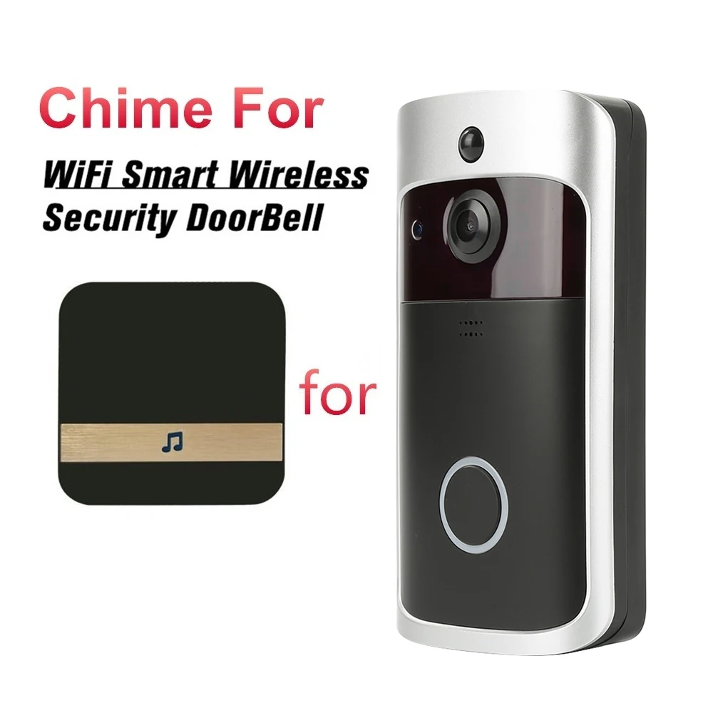Умная IP видеосвязь wifi видео дверь смарт дверной звонок Беспроводная камера Wi-Fi для дверного звонка для квартиры ИК-сигнализация беспроводная камера безопасности - Цвет: US Plug