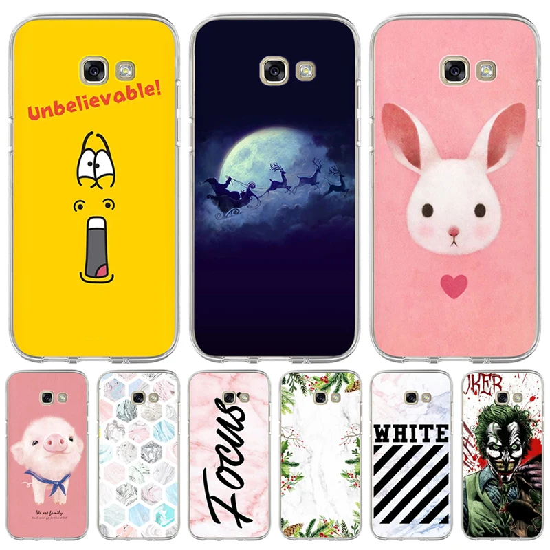 Чехол для Samsung Galaxy J3 J5 J7 EU 2017 J2 Prime G530 Note 8 9 Pro 2018 Grand A8 Plus A6 A7 J6 J8 Joker Cute Marble Pig |