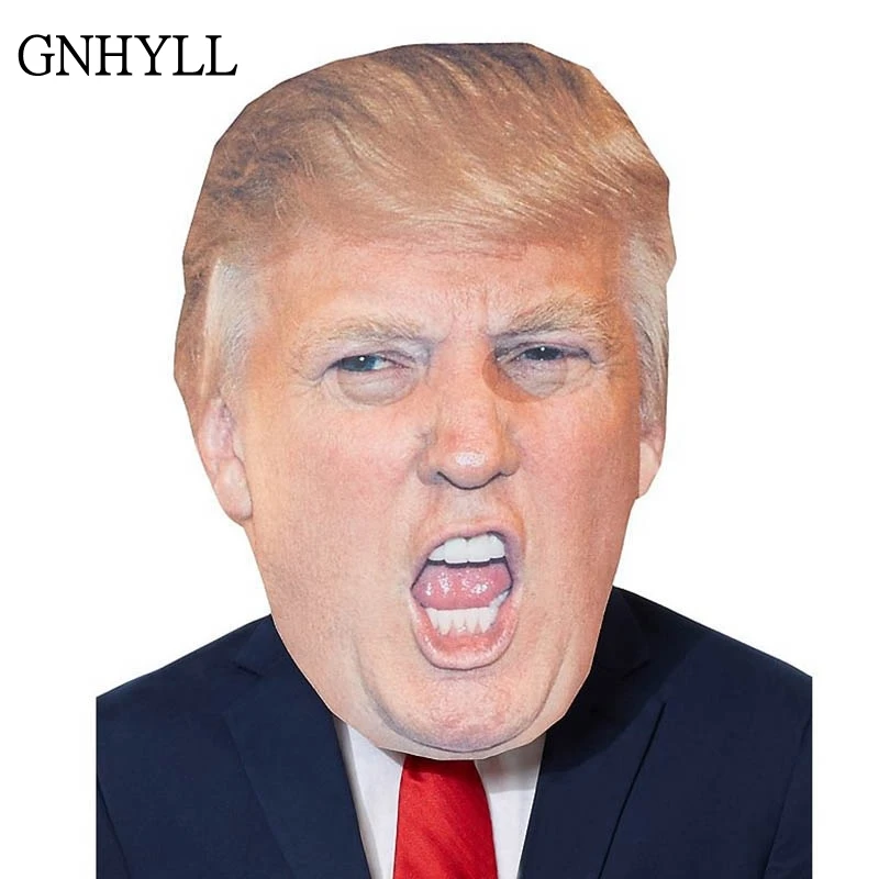 

GNHYLL Funny Realistic Latex Celebrity Donald Trump Putin President Mask Halloween Ball Cosplay Masks Party Costume Dress Up