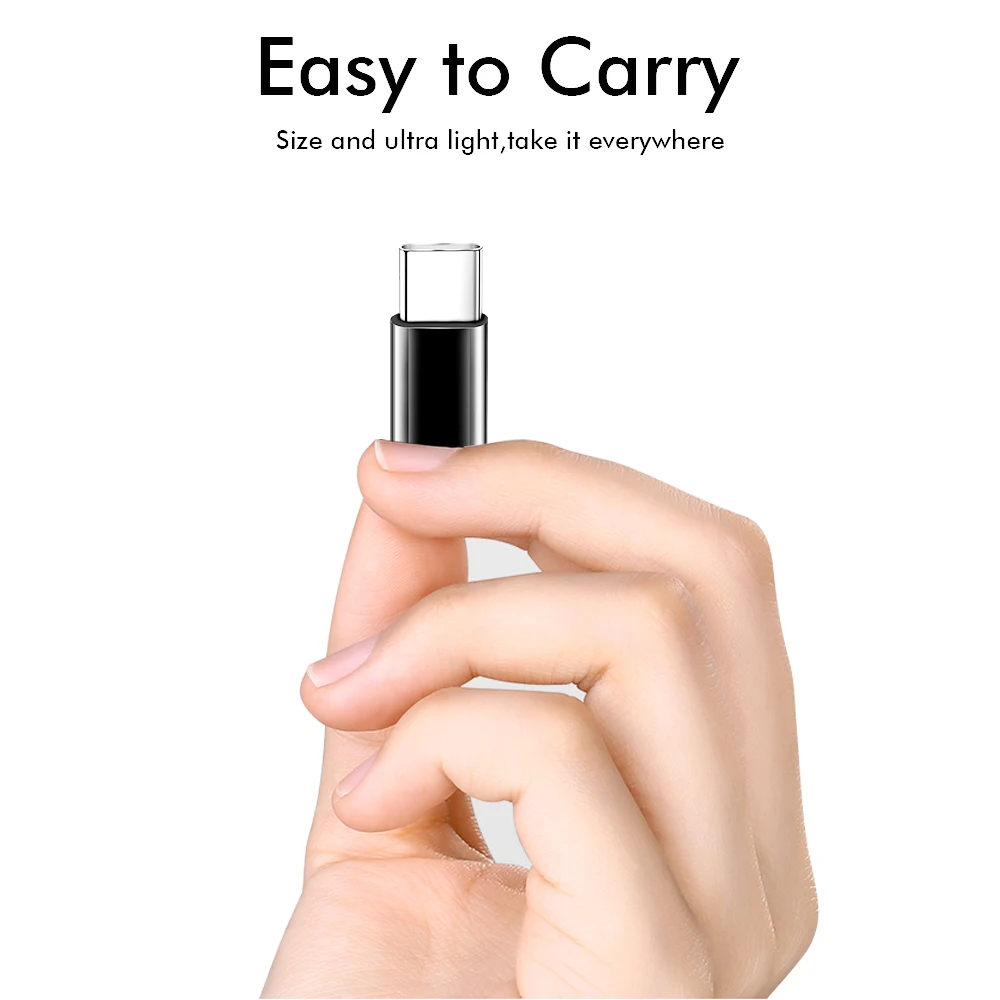 NYFundas Type-C to Micro USB Adapter For Xiaomi Mi Max 3 Samsung Galaxy S9 8 One Plus 6 5 3T Huawei 920 Pro Type C 3.1 Converter (4)