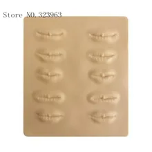 2 шт. 3D Skin Практика татуировки татуаж обучение губы кожа