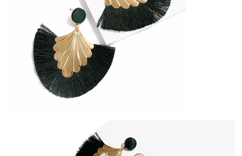 Statement Tassel Earrings for Women Oorbellen Party Wedding Earrings Hanging Fringe Dangle Drop Earrings Female Jewelry (4)