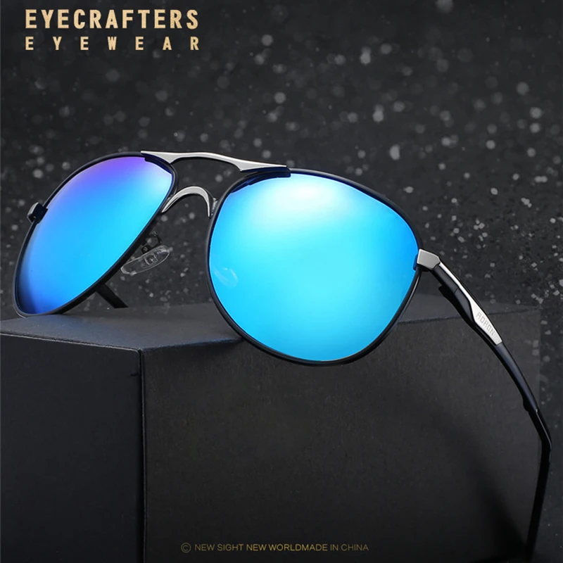 Mens Vintage Aluminum HD Polarized Sunglasses Classic Brand Pilot Sun glasses Coating Lens Driving Fishing Shades For Men/Wome | Аксессуары