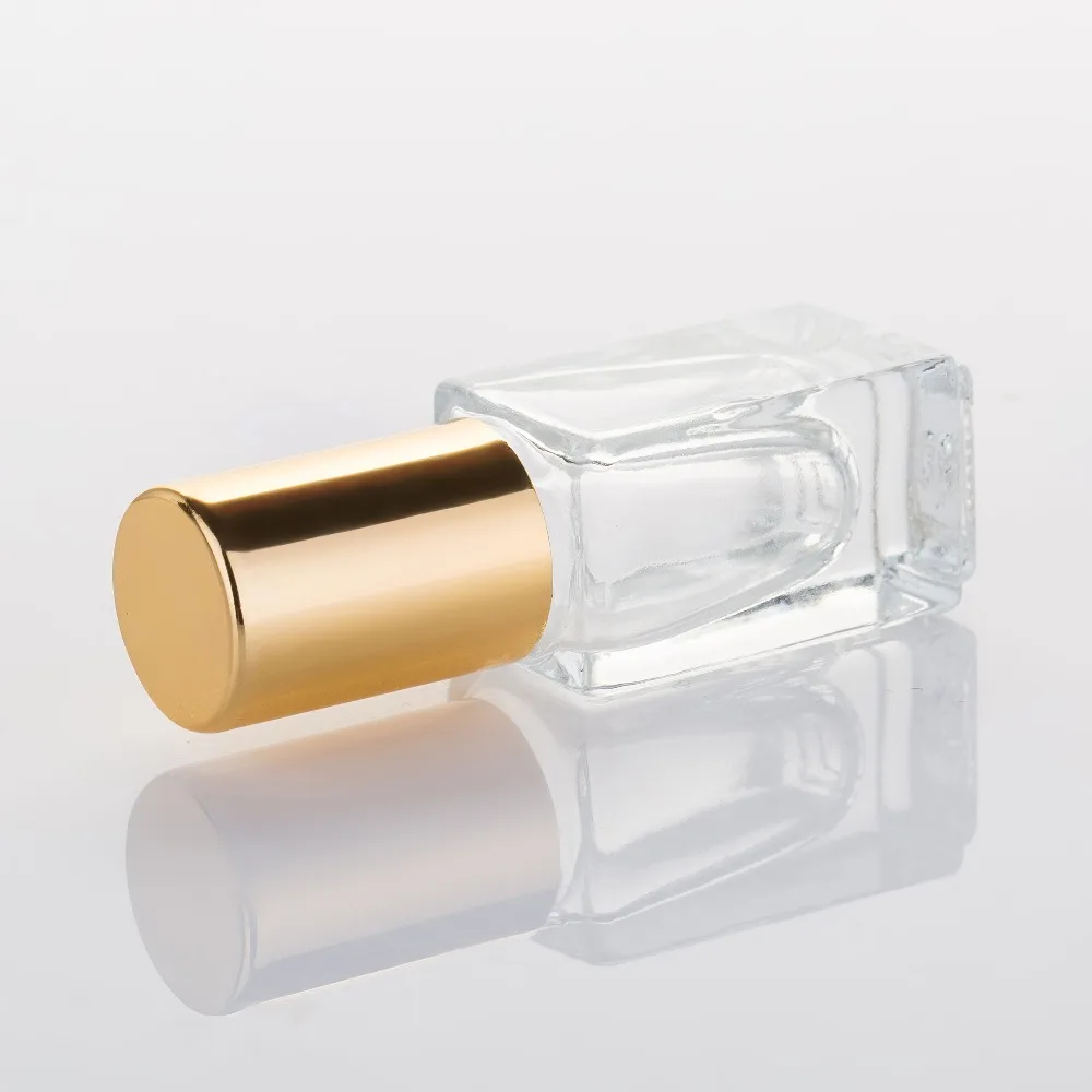 MUB-1pc 3 мл мини-Эфирное Масла бутылки для многоразового использования металлический круглый ролик Стекло флаконы высокое качество Traveler