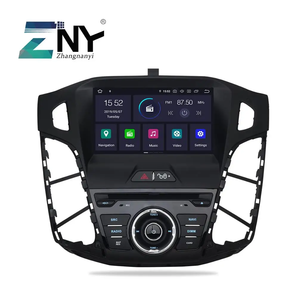 Best Android 9.0 Car DVD Auto Radio For Focus 2011-2017 GPS Navigation FM RDS WIFI Multimedia Audio Video Stereo 4+32GB Gift Camera 1