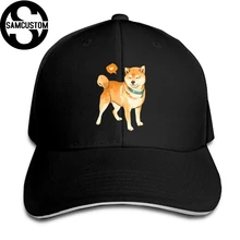 SAMCUSTOM, универсальная Повседневная Кепка на четыре сезона, летняя, солнцезащитная, креативная, 3D печать, Шиба ину, милые козырьки, сэндвич-Кепка