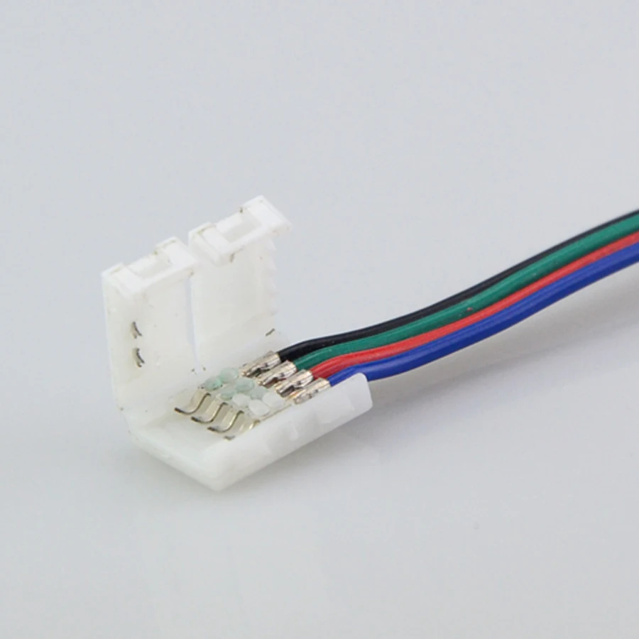 Светодиодная лента AmmToo 5 шт. 4 контактный RGB провод кабель без пайки подключается к