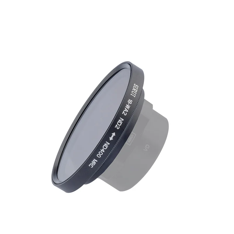 

Hot sell Sirui mobile phone adjustable ND mirror ND2-400 dimming Filter for 18mm wide-angle lens and sirui anamorphic lens
