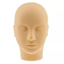 CAMMITEVER силиконовые резиновые манекен голова манекена для наращивания ресниц/макияж/массаж/Уход за лицом