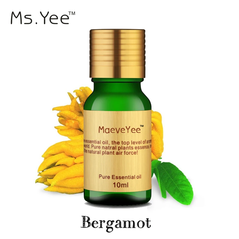 

Ms.Yee 100% pure bergamot essential oil 10ml Clear Skin and Oil Control, Curative Effect for acne eczema Aromatherapy oils
