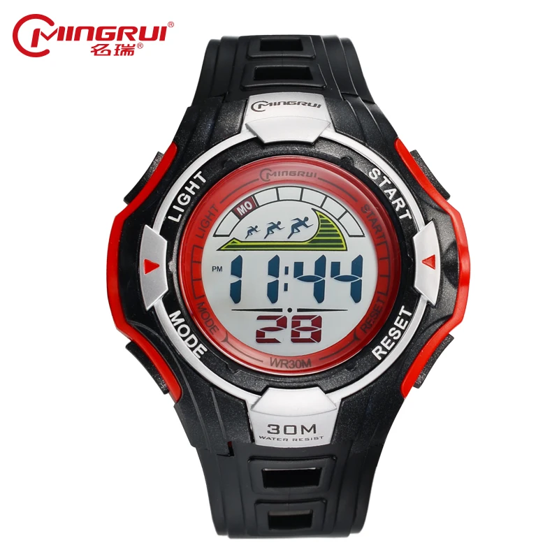 MINGRUI Luxury Brand Mens Sports Watches waterproof 30m Digital LED Military Watch Men Fashion Outdoor Wristwatchesrelojes
