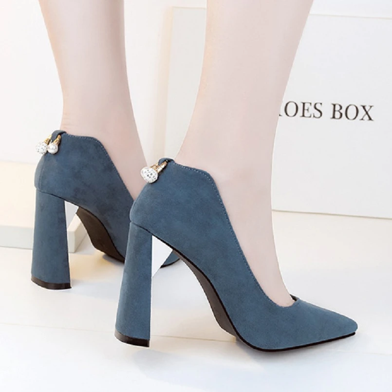 Alto c Calle Estilo Cresfimix Tacones d B Garras Punta De e C2608 Casual Altos La Hauts Zapatos Femmes Señora Lindo En Tacón Square RPXPqAwSx