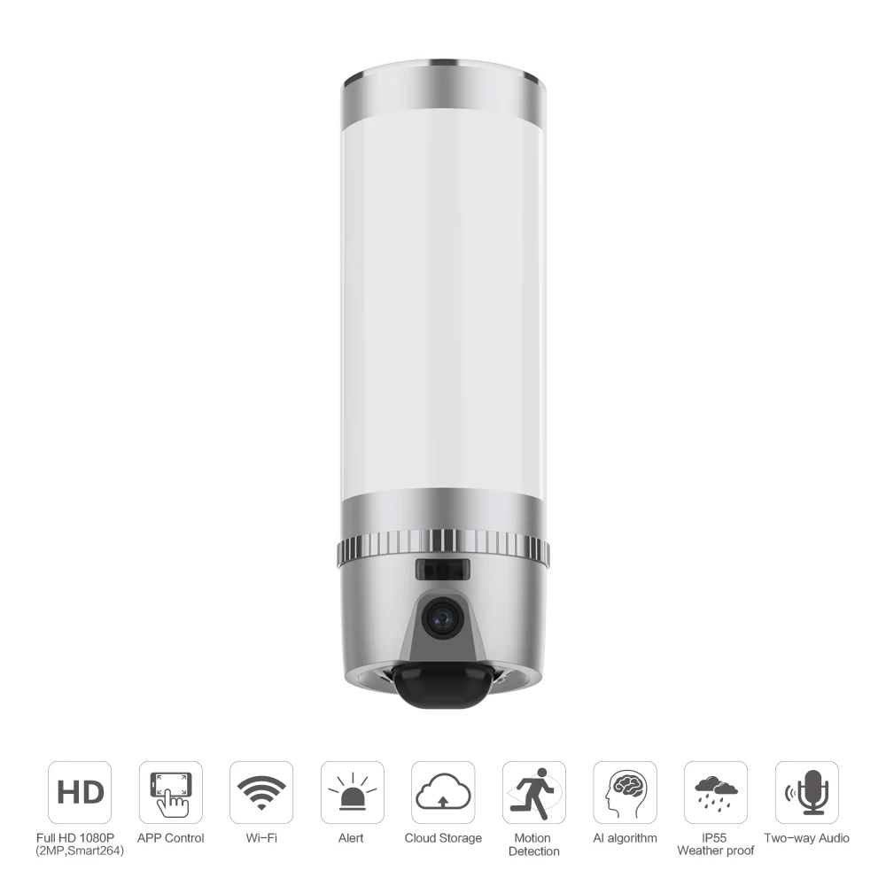 

Freecam 1080P HD Wall-Light Camera Home Security Wifi Outdoor Cam,Motion-Activated Waterproof Two-way Talk Night Vision L900S