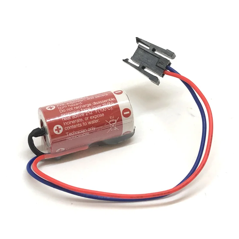 2 шт./лот Maxell ER17/33 ER 17/33 3,6 V 1600mah PLC Промышленный контроль литиевых батарей с черной вилкой