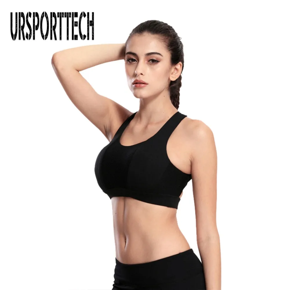 

Backless Wide Elastic Cross Straps Bra Push Up Vests Removable Padding Shake Proof Breathable Underwear Bras