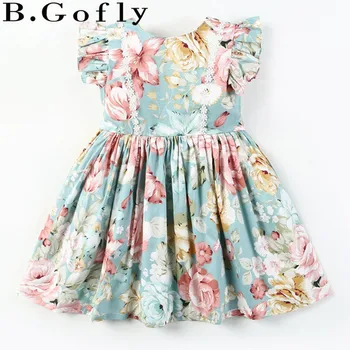 

Age 0-8 year Children Clothing Toddler Costume Kids Summer Girl Clothes Party Lace Princess Floral Girl Dresses