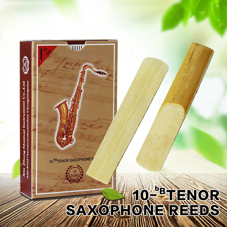 

XINZHONG bB 2 1/2 Tenor Saxophone Reeds Sax Reeds Saxofone Reeds Saxphone Accessories 10pcs/box