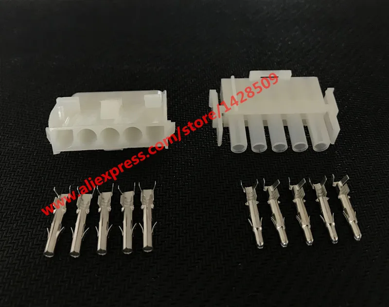 20 Sets 5 Pin Waterproof Female Male Auto Electrical Wire Harness Connector Sealed Car Housing